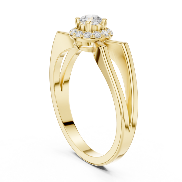 Honey Crest Lab Grown Diamond Ring