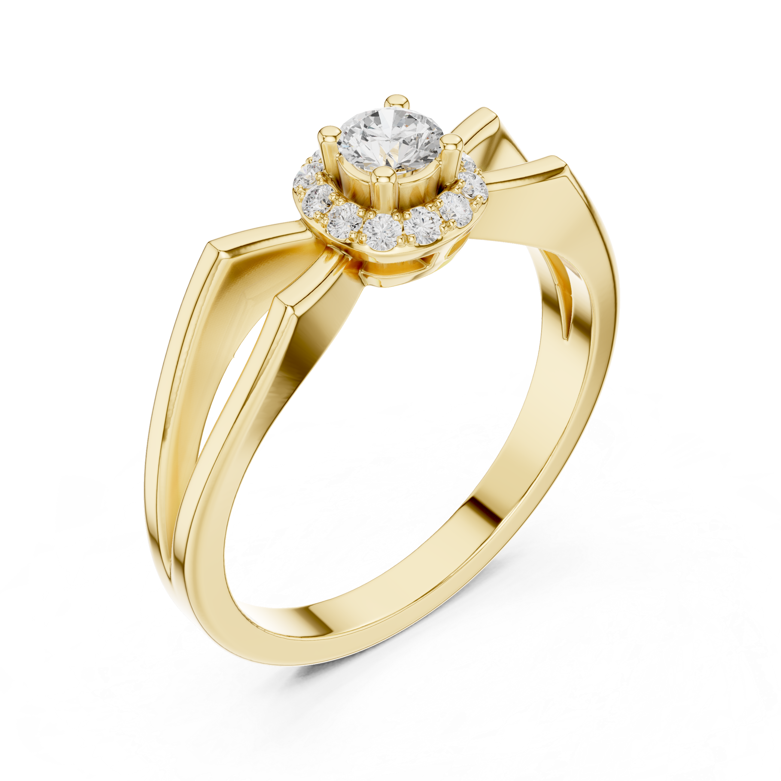 Honey Crest Lab Grown Diamond Ring