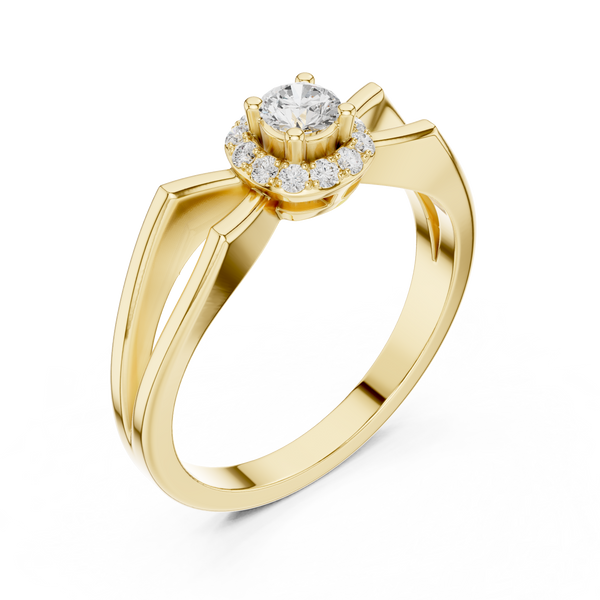 Honey Crest Lab Grown Diamond Ring