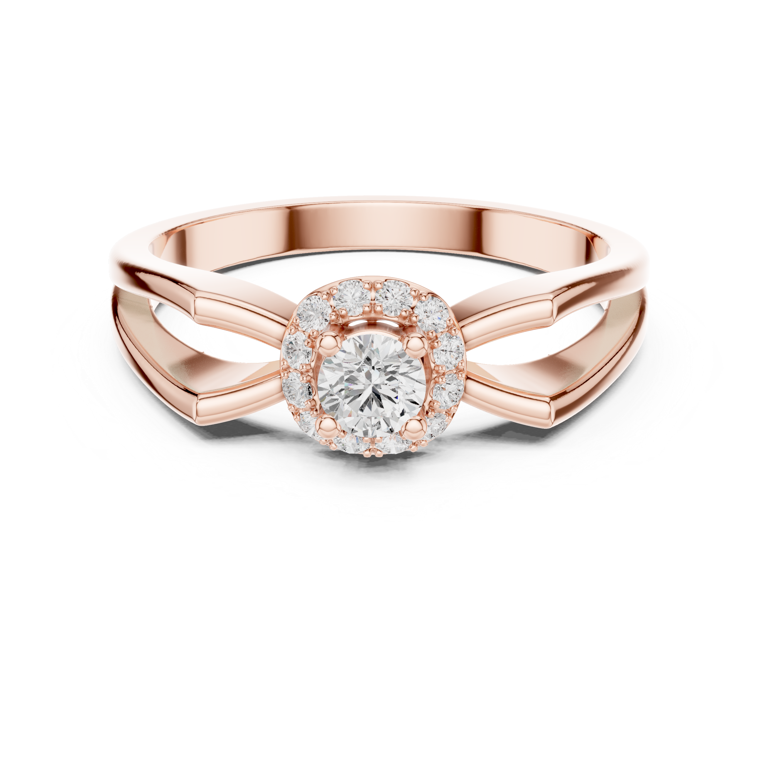 Honey Crest Lab Grown Diamond Ring