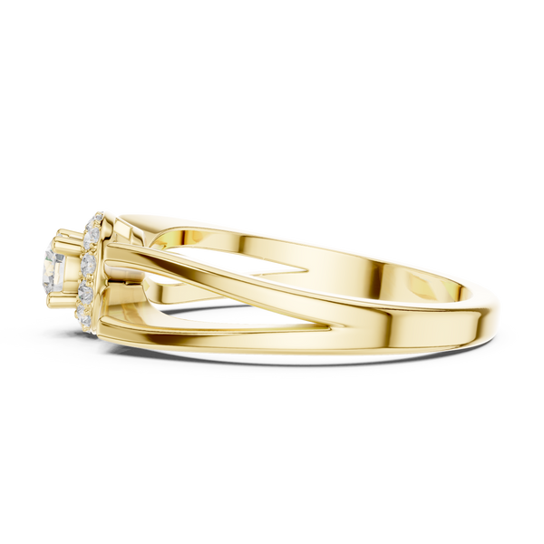 Honey Crest Lab Grown Diamond Ring