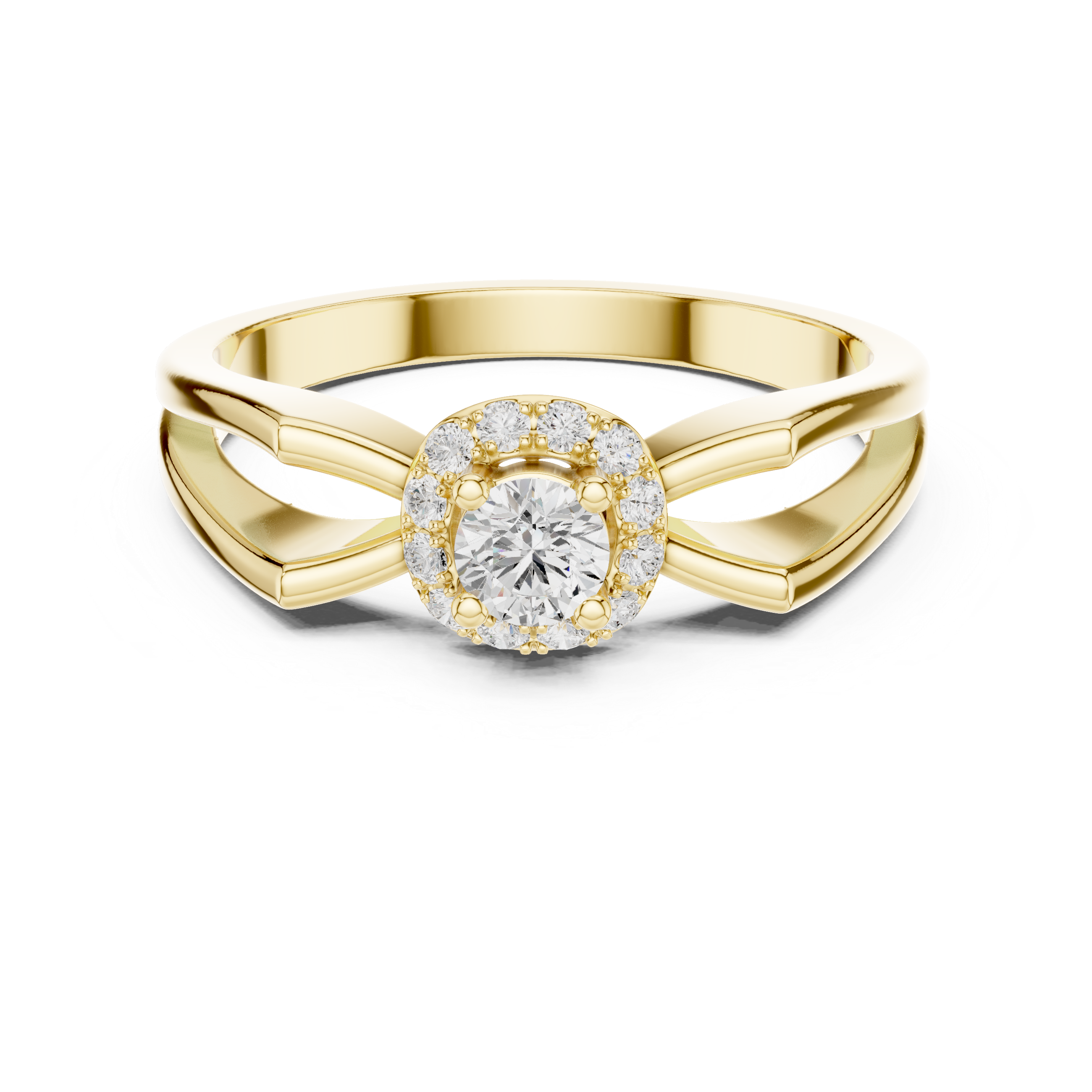 Honey Crest Lab Grown Diamond Ring