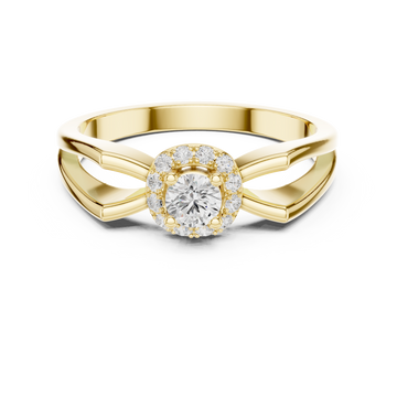 Honey Crest Lab Grown Diamond Ring