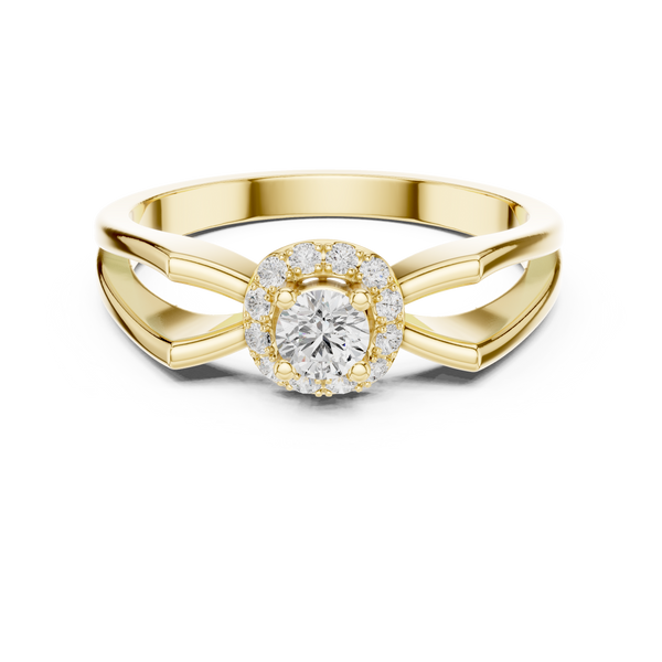Honey Crest Lab Grown Diamond Ring