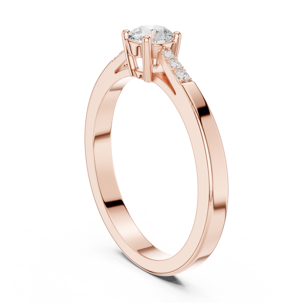 Rustic Aura Lab Grown Diamond Ring