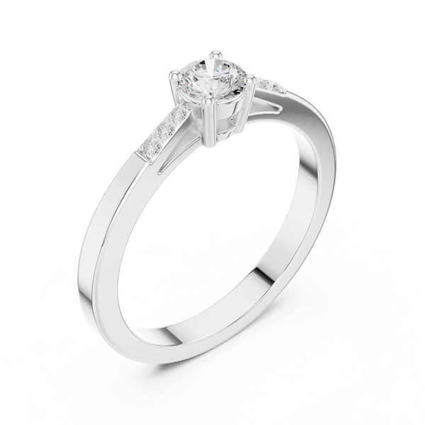 Rustic Aura Lab Grown Diamond Ring