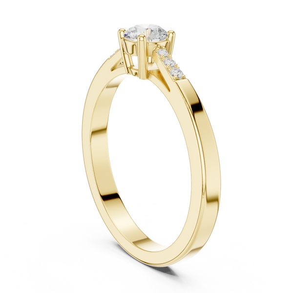 Rustic Aura Lab Grown Diamond Ring