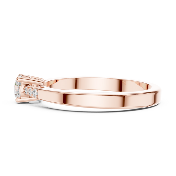 Rustic Aura Lab Grown Diamond Ring