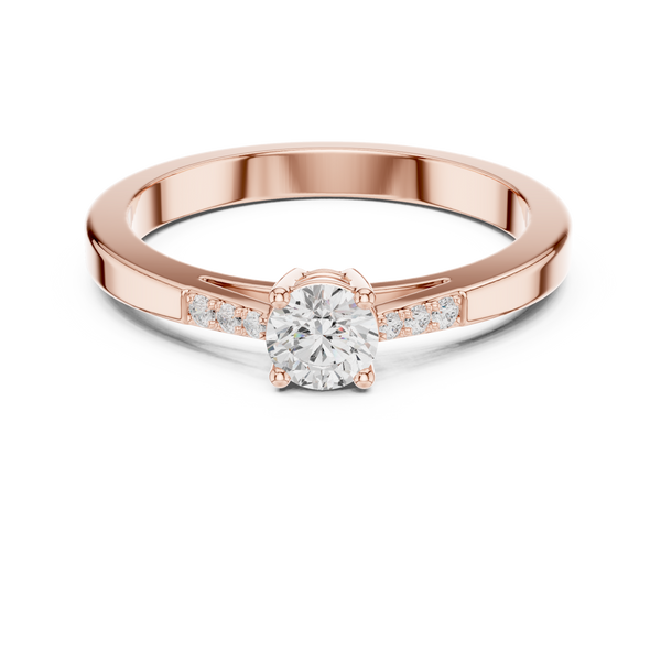 Rustic Aura Lab Grown Diamond Ring