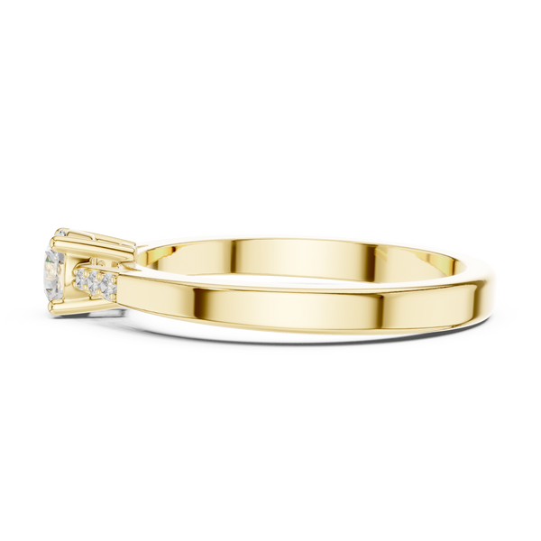 Rustic Aura Lab Grown Diamond Ring