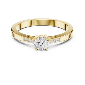 Rustic Aura Lab Grown Diamond Ring