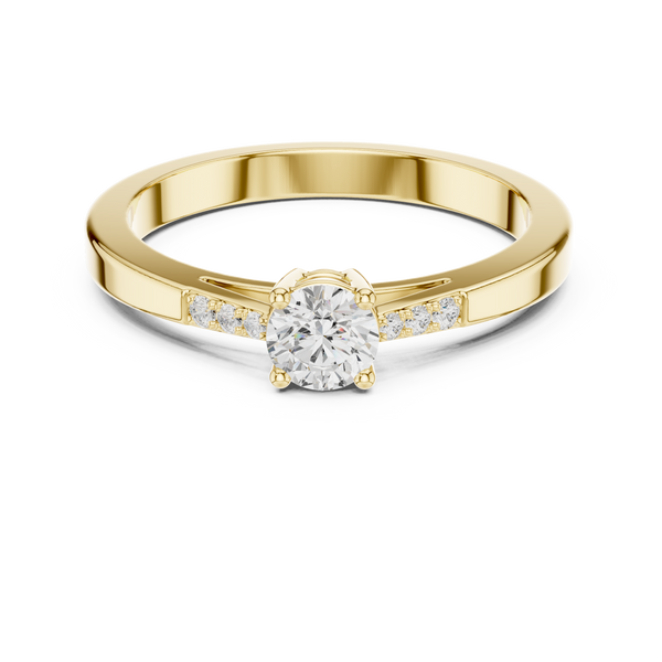 Rustic Aura Lab Grown Diamond Ring