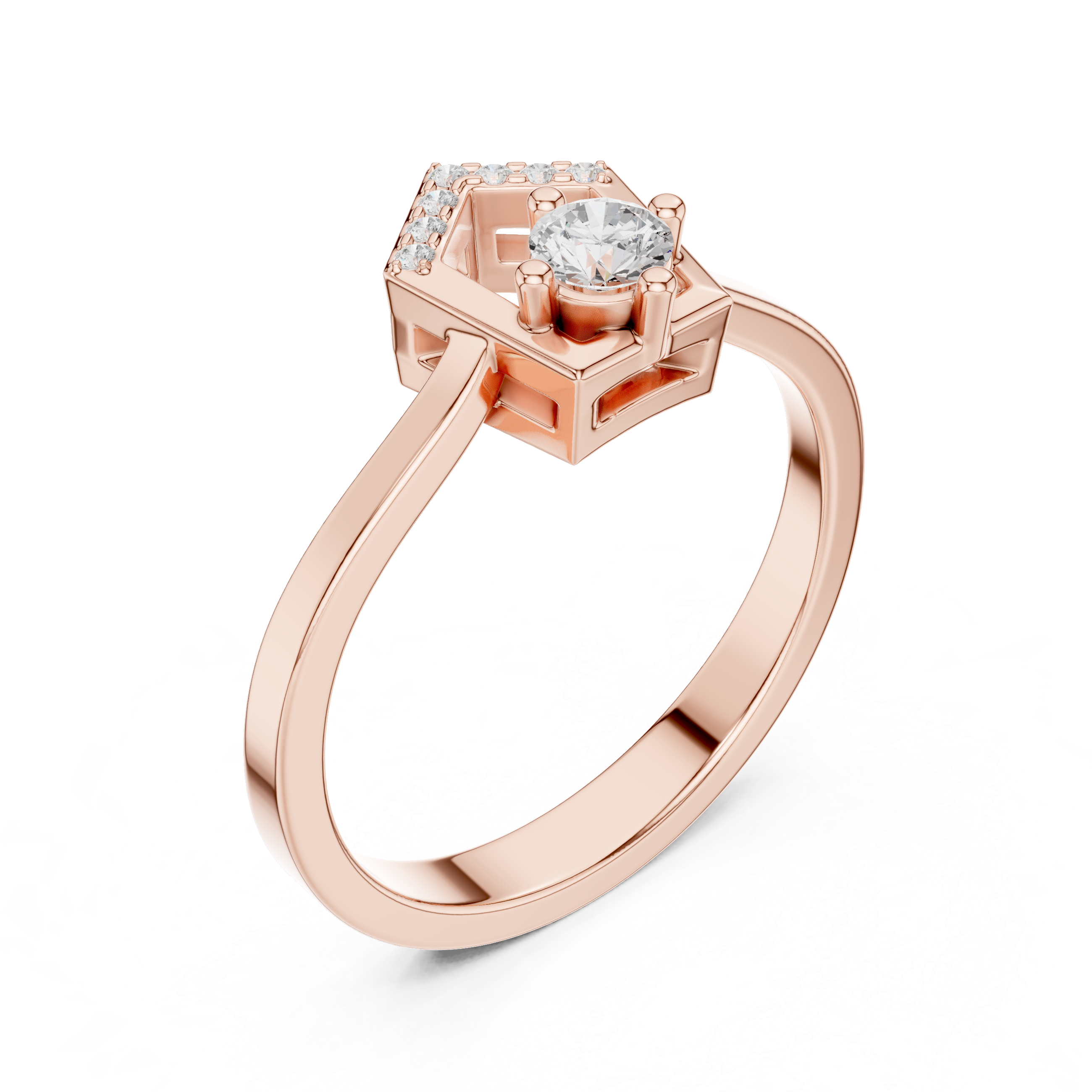 Crystal Canyon Lab Grown Diamond Ring