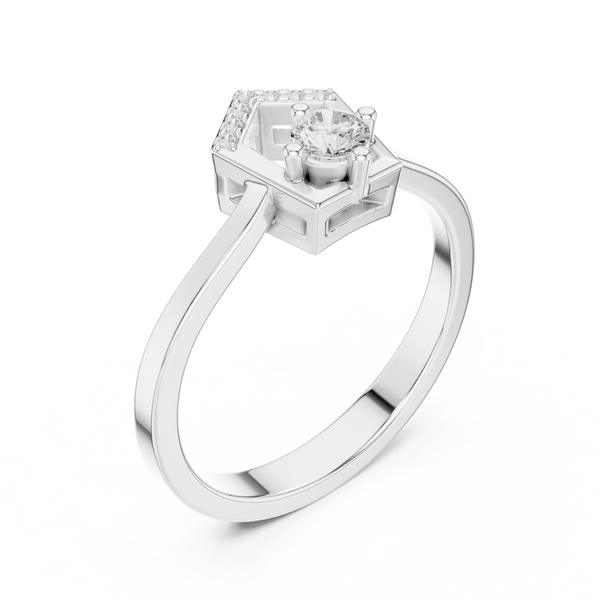 Crystal Canyon Lab Grown Diamond Ring