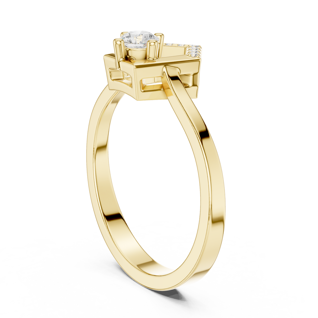 Crystal Canyon Lab Grown Diamond Ring
