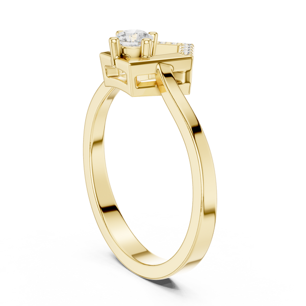 Crystal Canyon Lab Grown Diamond Ring