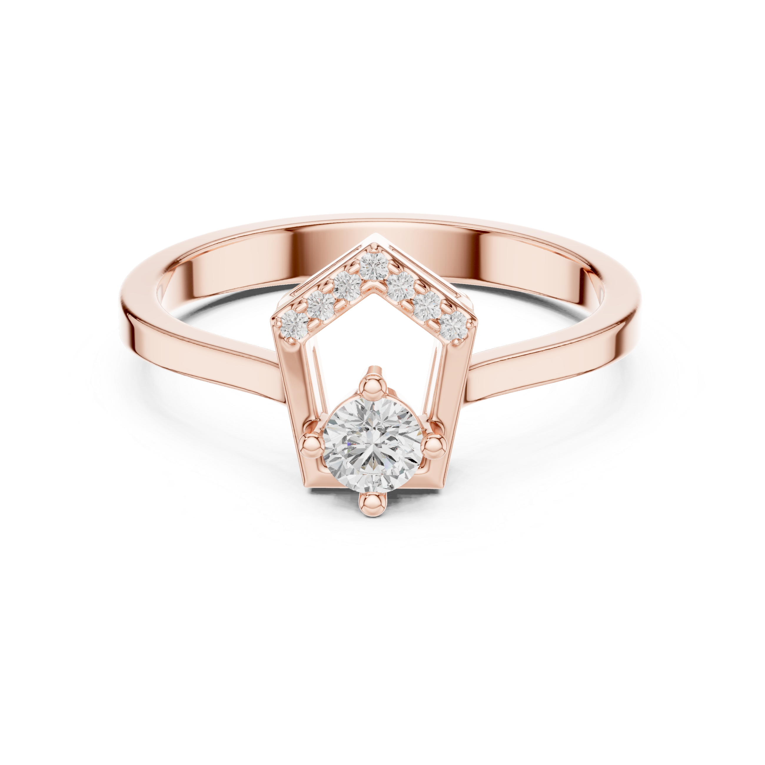 Crystal Canyon Lab Grown Diamond Ring