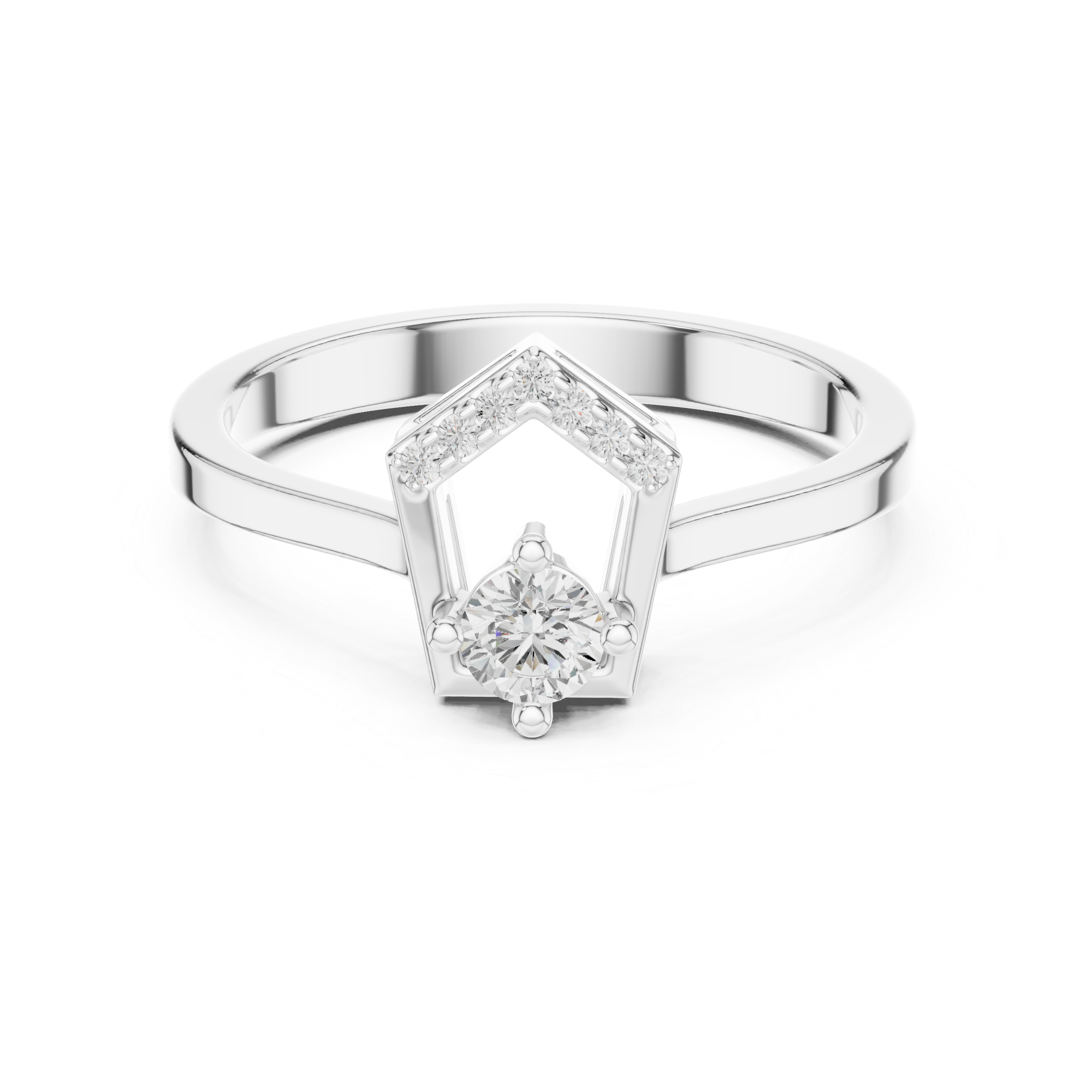 Crystal Canyon Lab Grown Diamond Ring