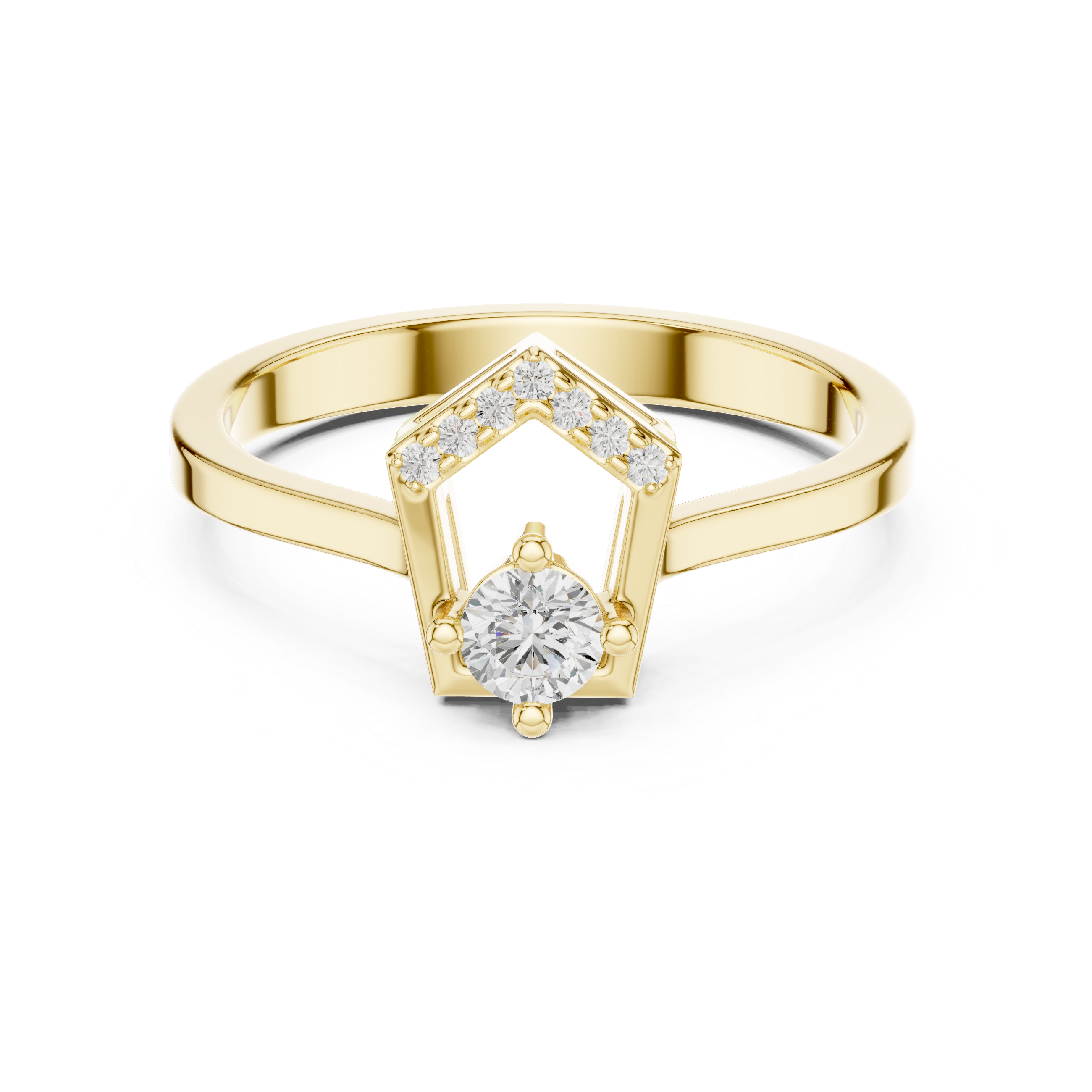 Crystal Canyon Lab Grown Diamond Ring
