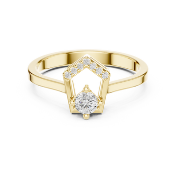 Crystal Canyon Lab Grown Diamond Ring