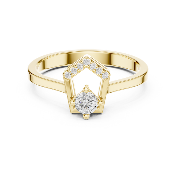 Crystal Canyon Lab Grown Diamond Ring