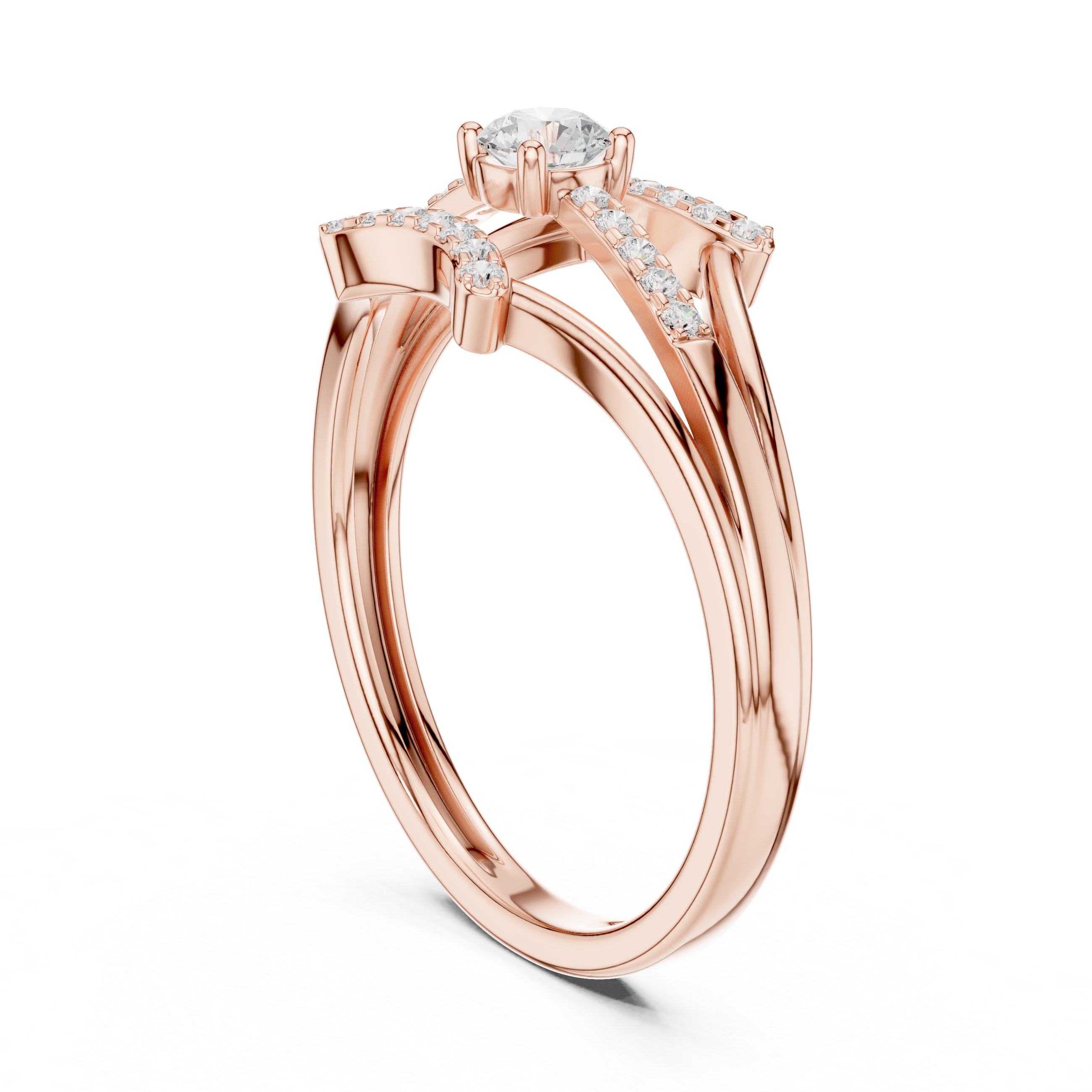 Indigo Bloom Lab Grown Diamond Ring