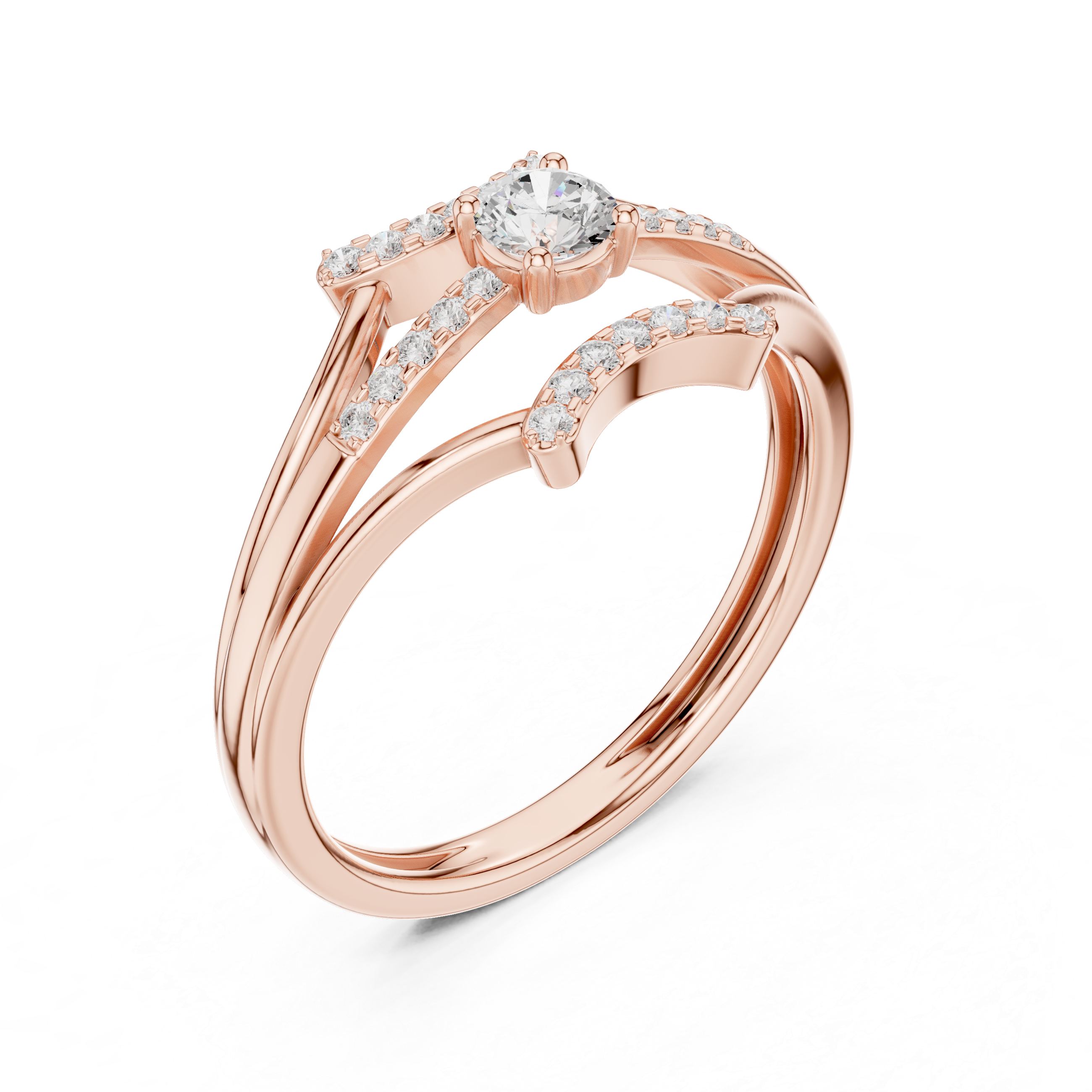 Indigo Bloom Lab Grown Diamond Ring
