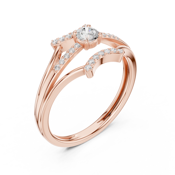 Indigo Bloom Lab Grown Diamond Ring