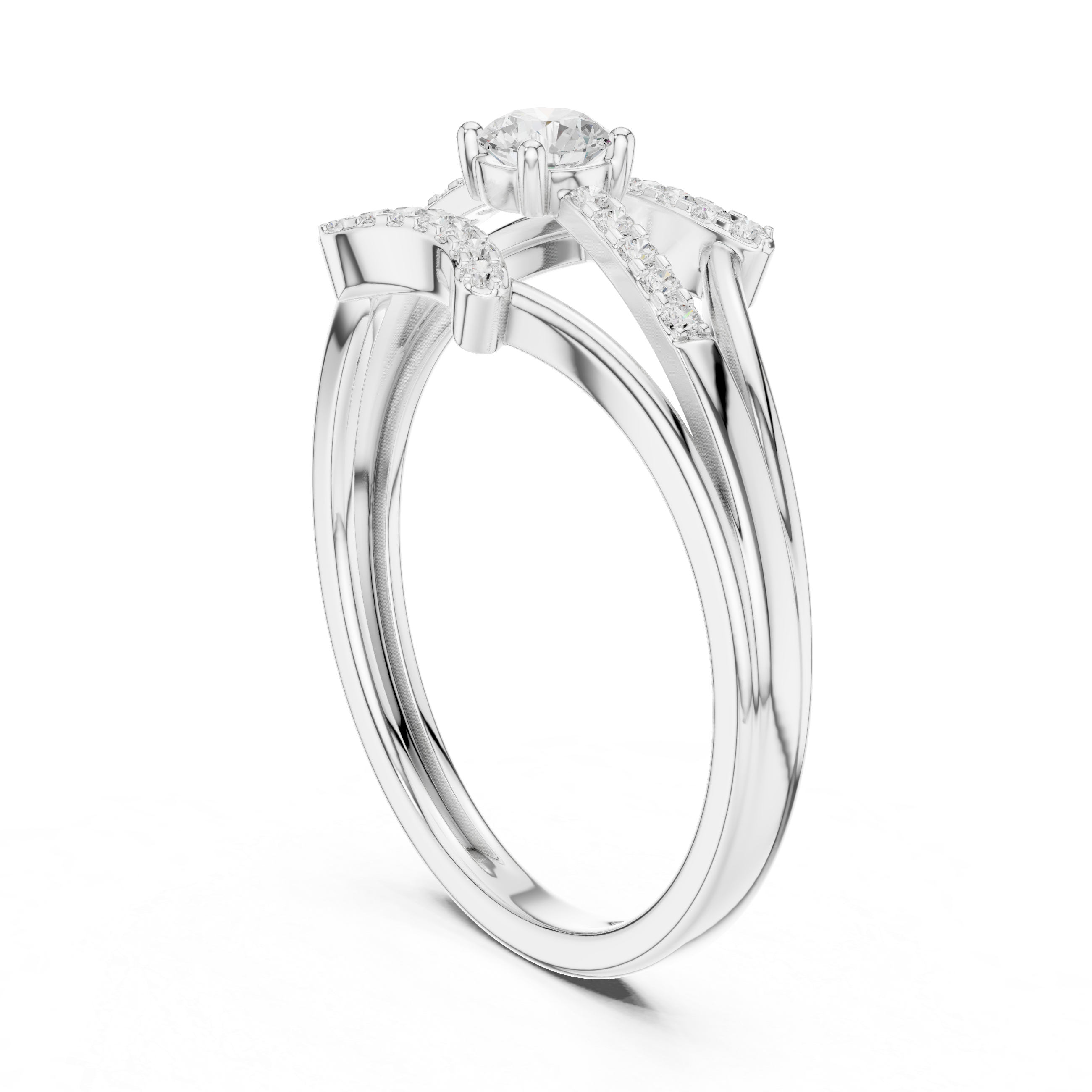Indigo Bloom Lab Grown Diamond Ring