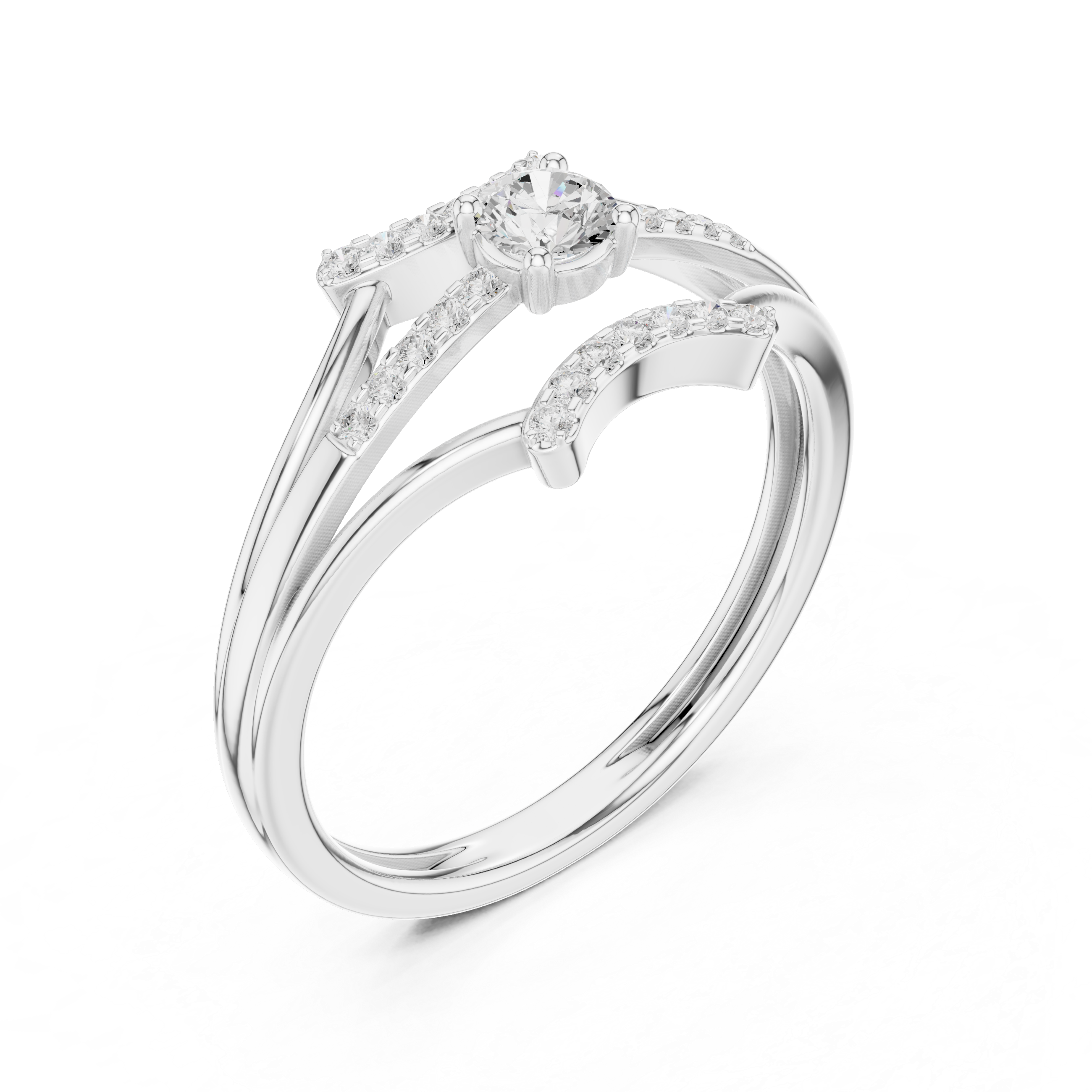 Indigo Bloom Lab Grown Diamond Ring