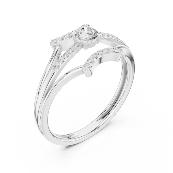 Indigo Bloom Lab Grown Diamond Ring