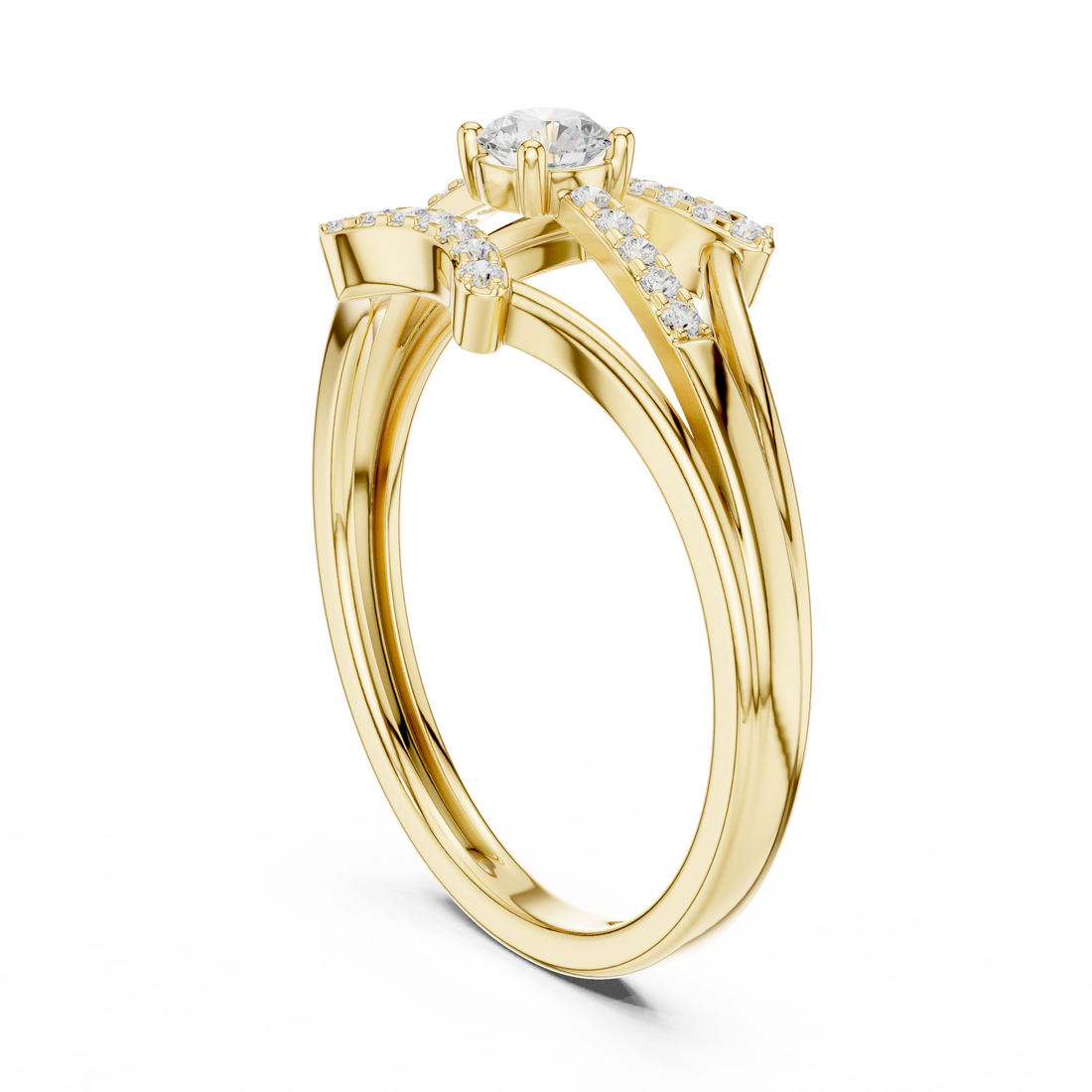 Indigo Bloom Lab Grown Diamond Ring
