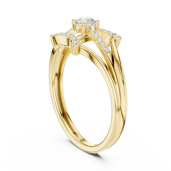 Indigo Bloom Lab Grown Diamond Ring