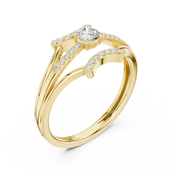 Indigo Bloom Lab Grown Diamond Ring