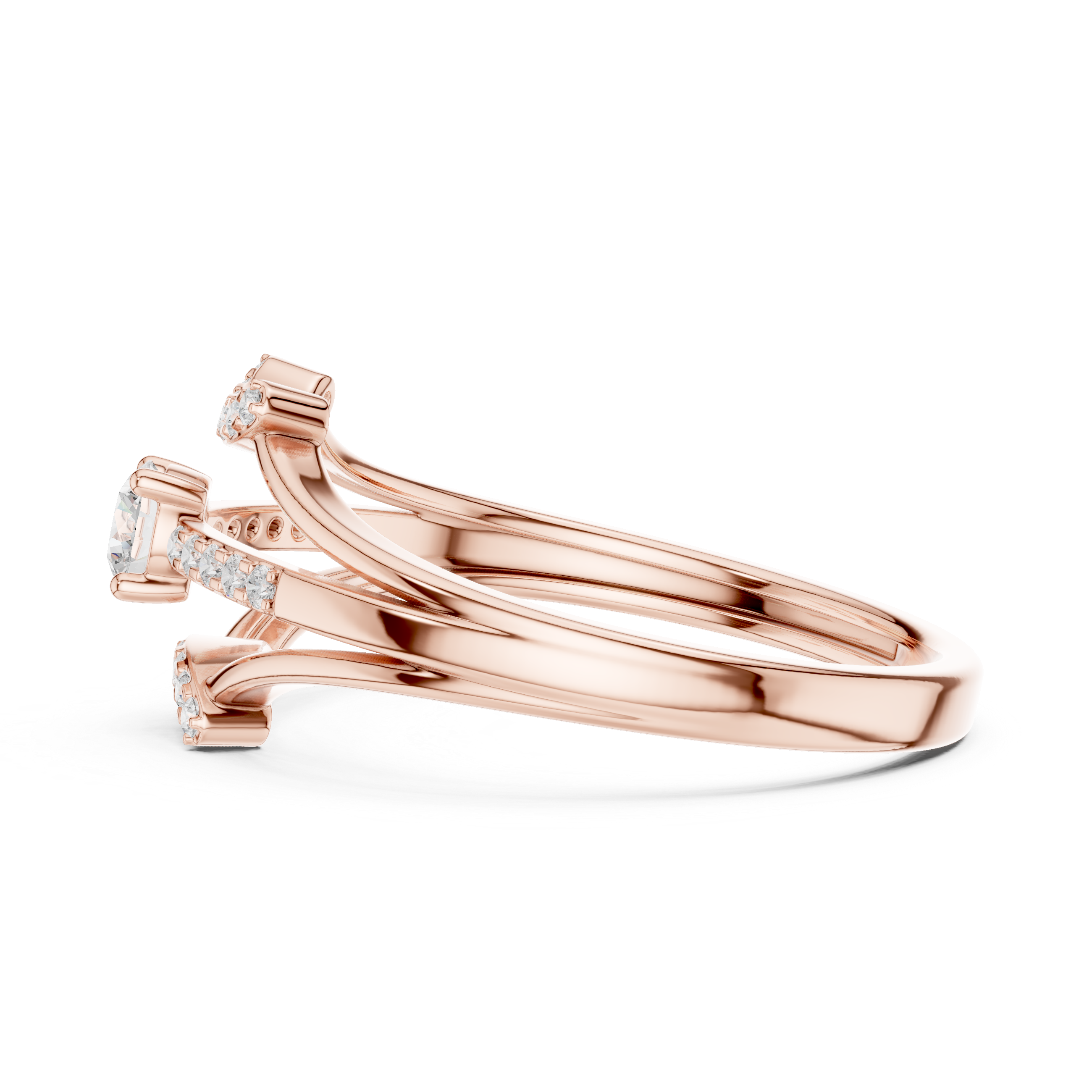 Indigo Bloom Lab Grown Diamond Ring