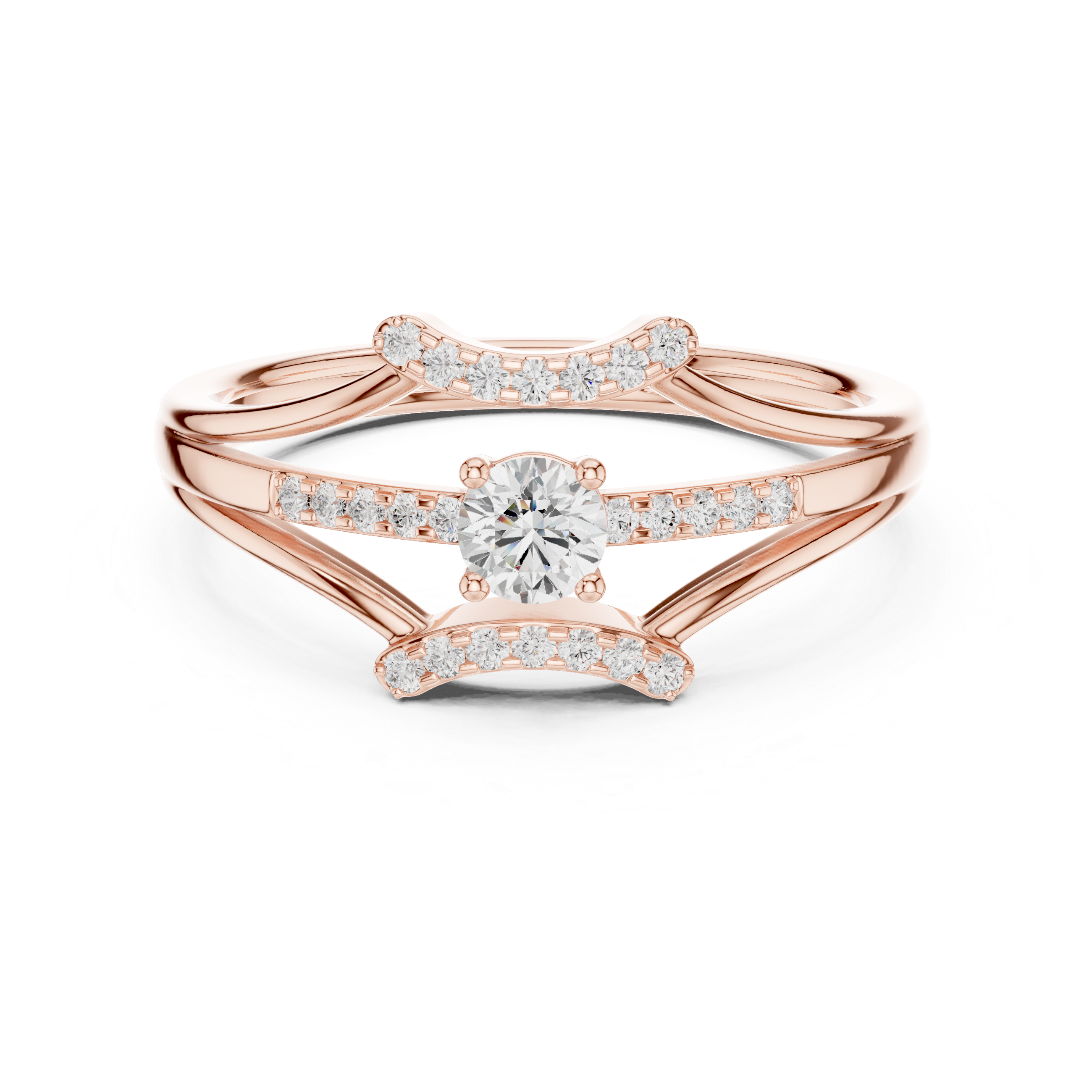 Indigo Bloom Lab Grown Diamond Ring