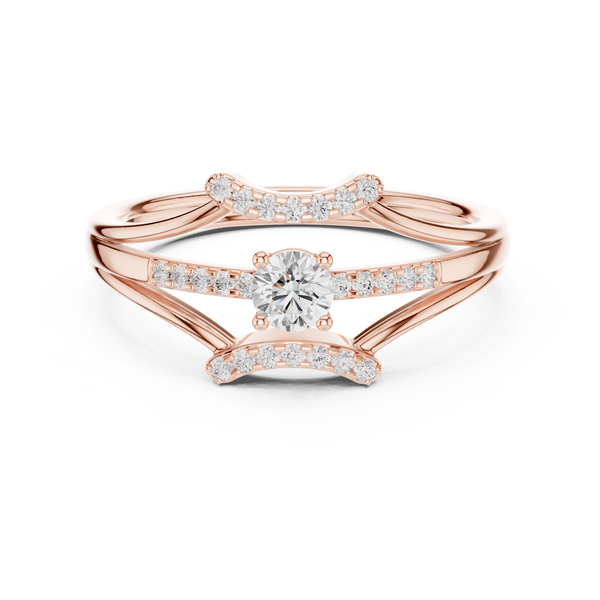 Indigo Bloom Lab Grown Diamond Ring