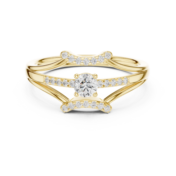 Indigo Bloom Lab Grown Diamond Ring