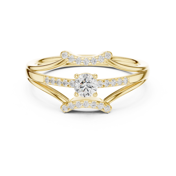 Indigo Bloom Lab Grown Diamond Ring