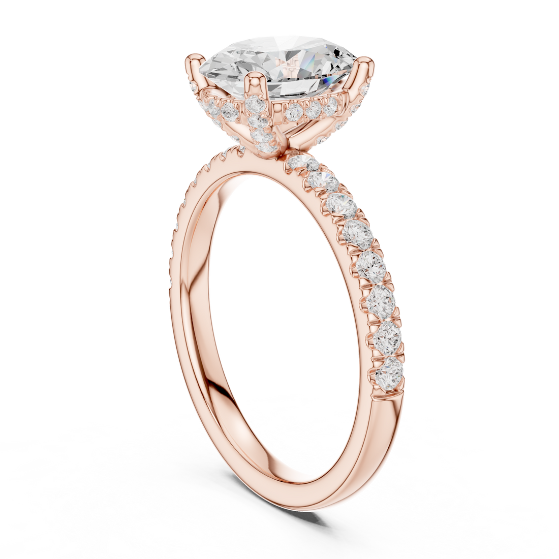 Copper Aura Lab Grown Diamond Ring