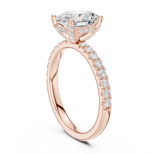 Copper Aura Lab Grown Diamond Ring