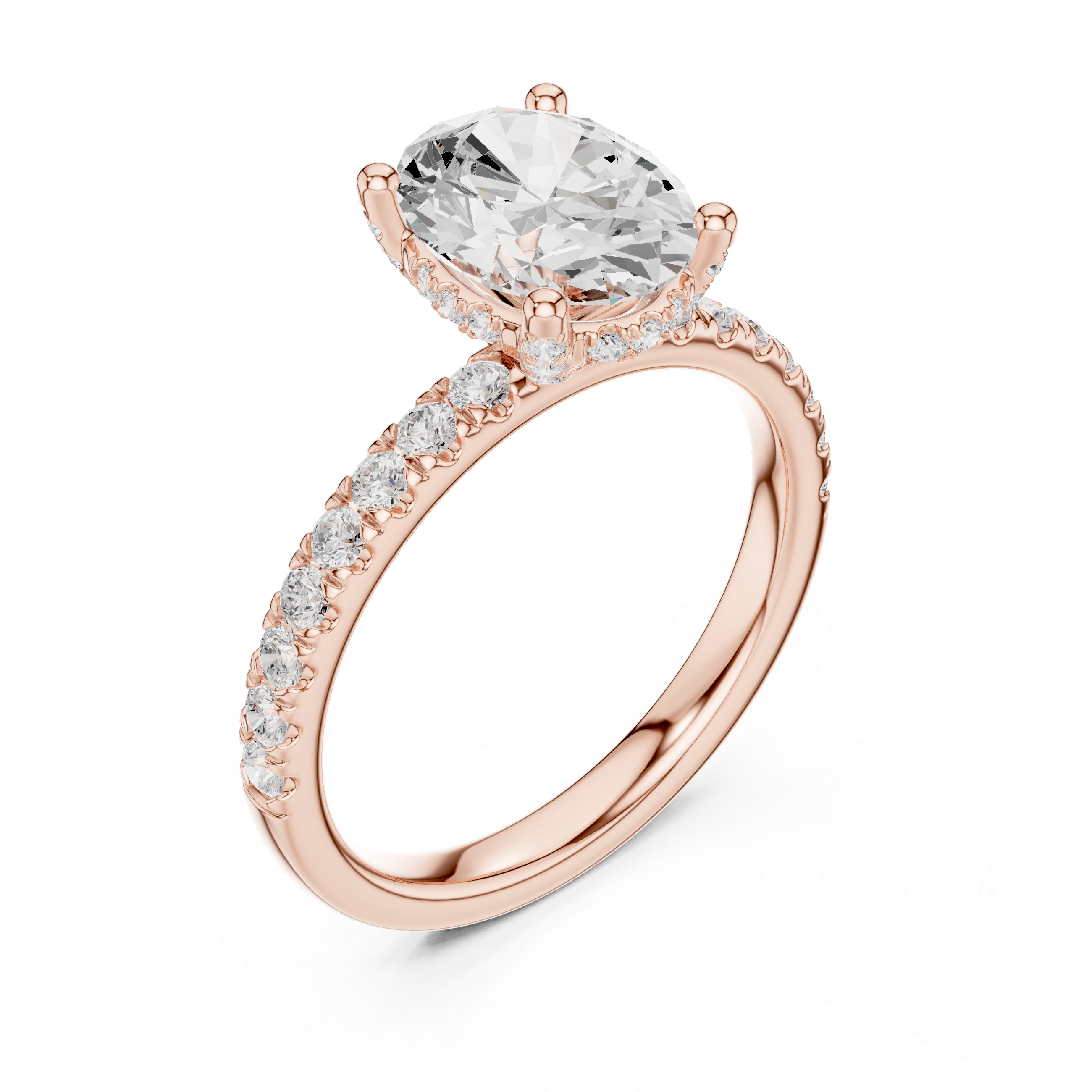 Copper Aura Lab Grown Diamond Ring
