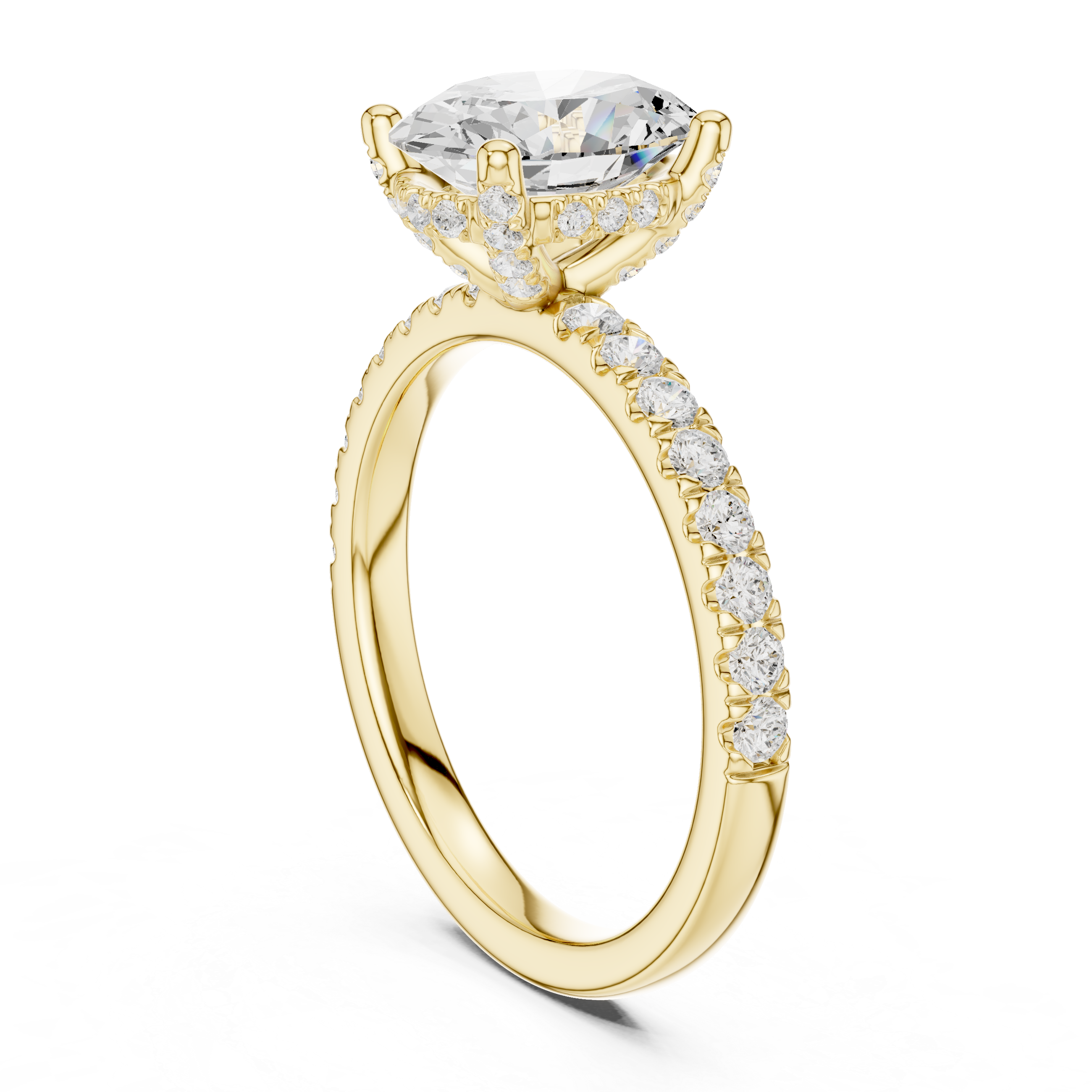 Copper Aura Lab Grown Diamond Ring