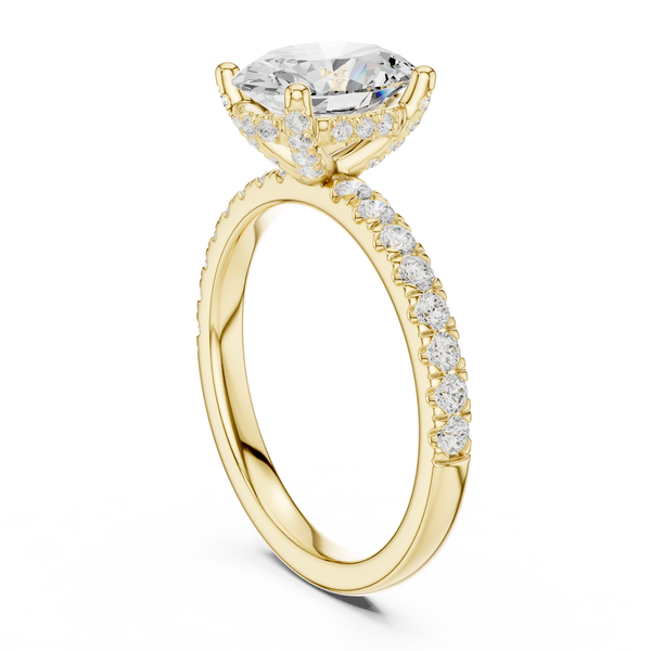 Copper Aura Lab Grown Diamond Ring