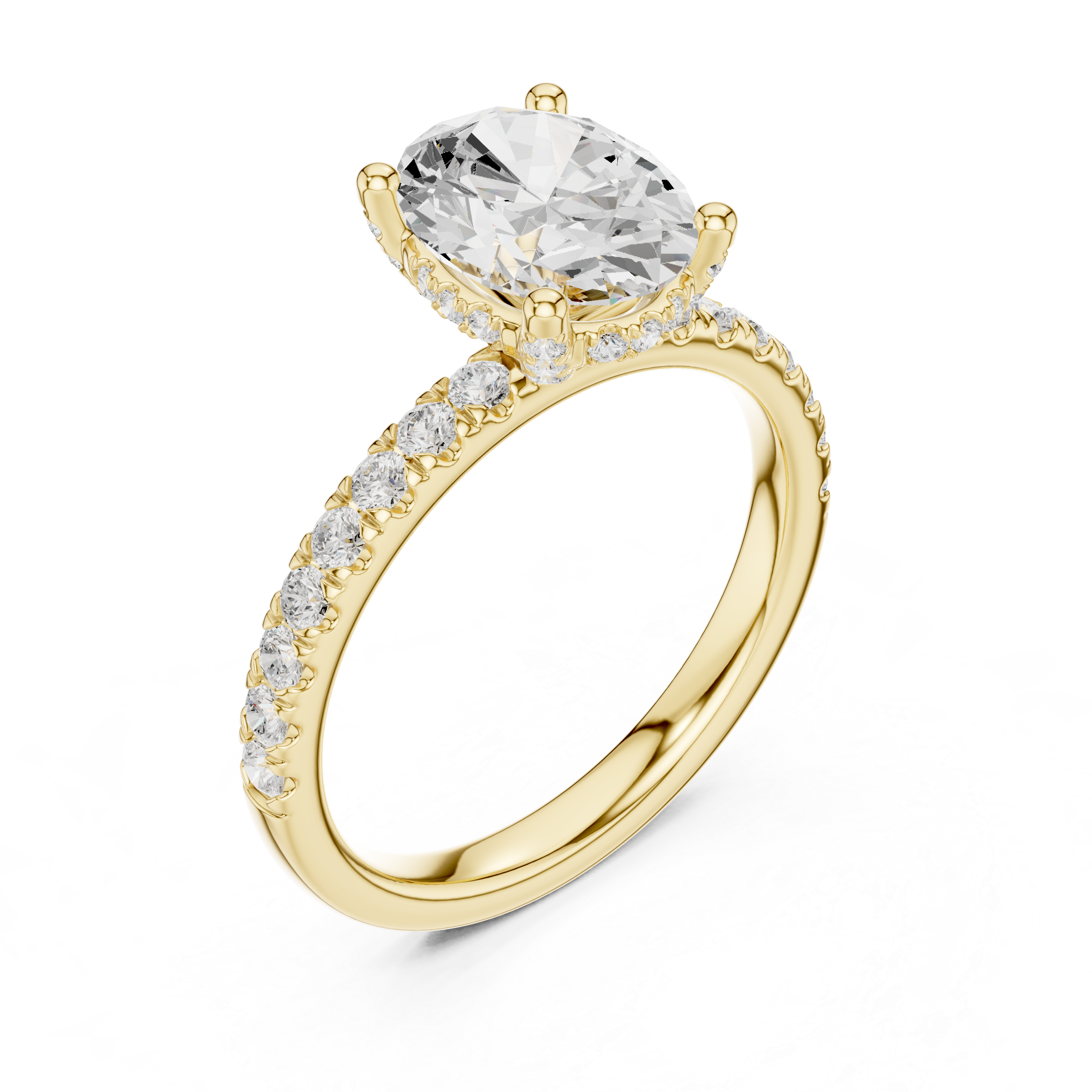 Copper Aura Lab Grown Diamond Ring