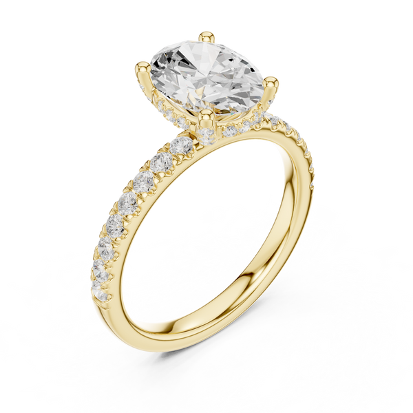 Copper Aura Lab Grown Diamond Ring