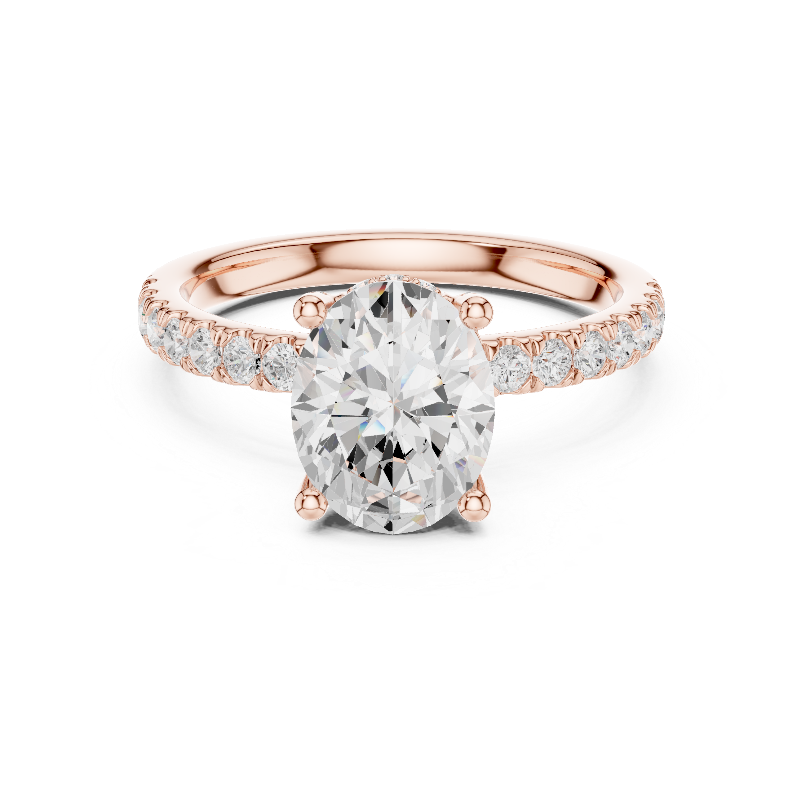 Copper Aura Lab Grown Diamond Ring