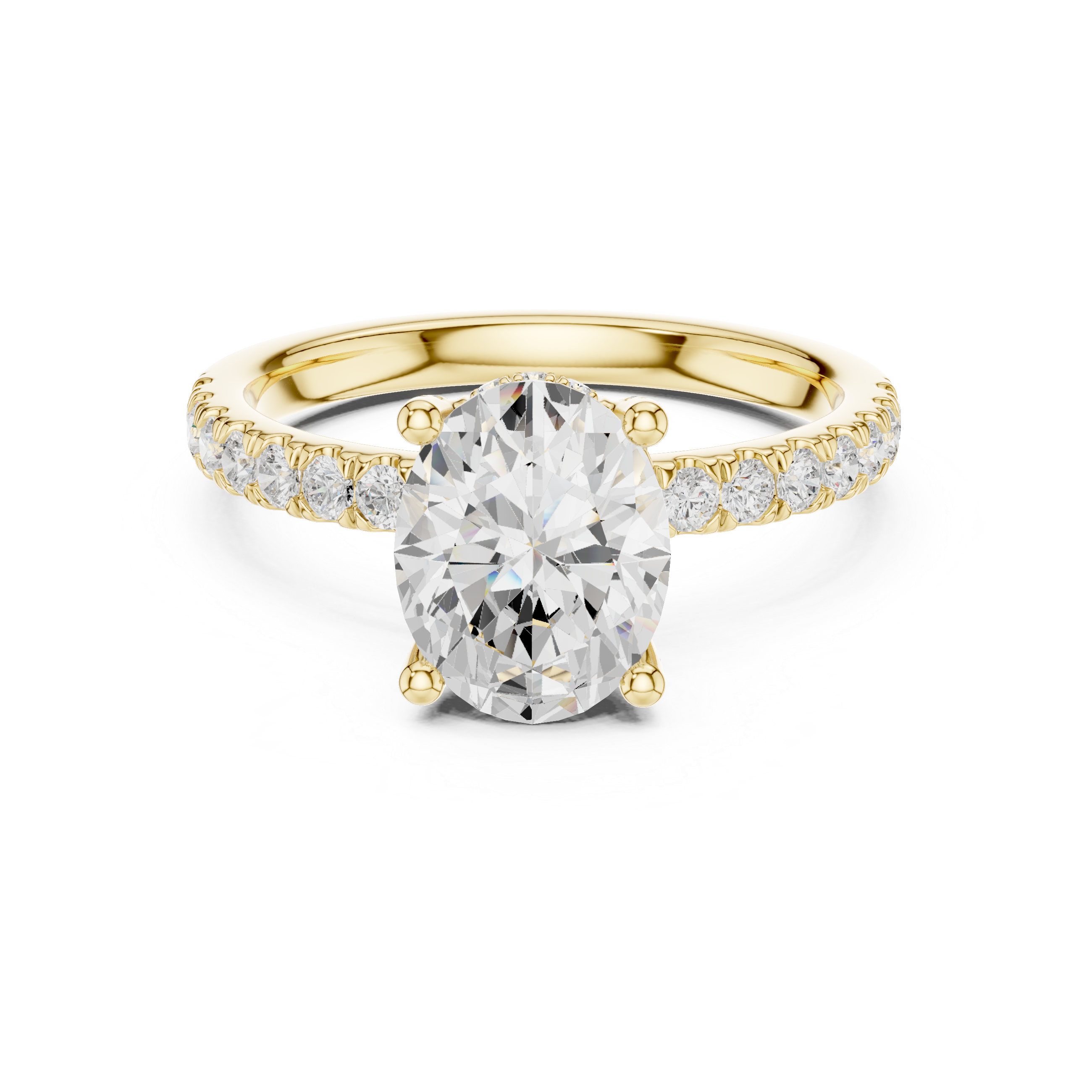 Copper Aura Lab Grown Diamond Ring