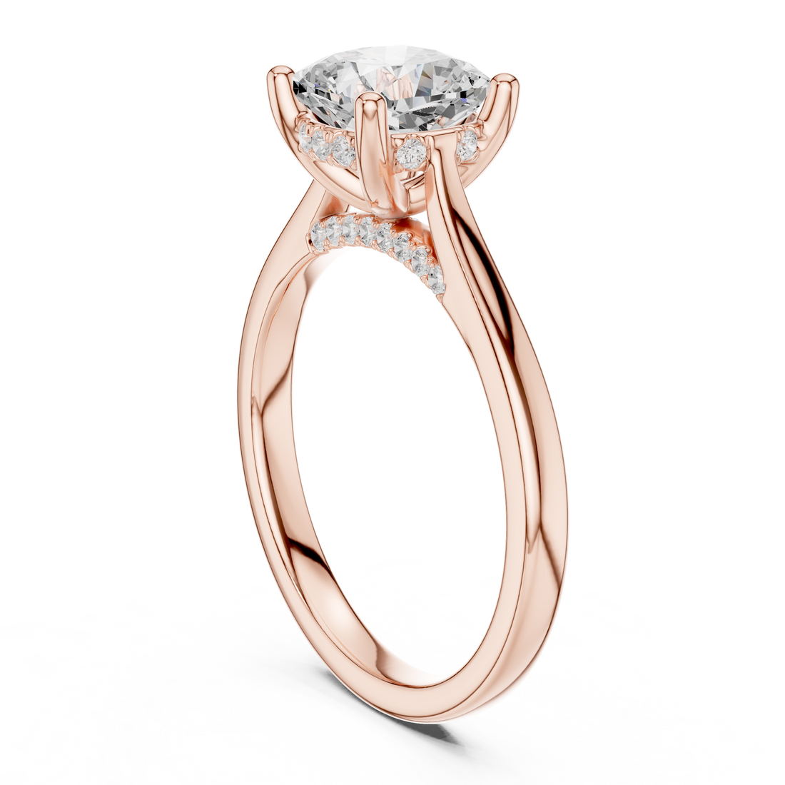 Seaside Pearl Lab Grown Diamond Ring