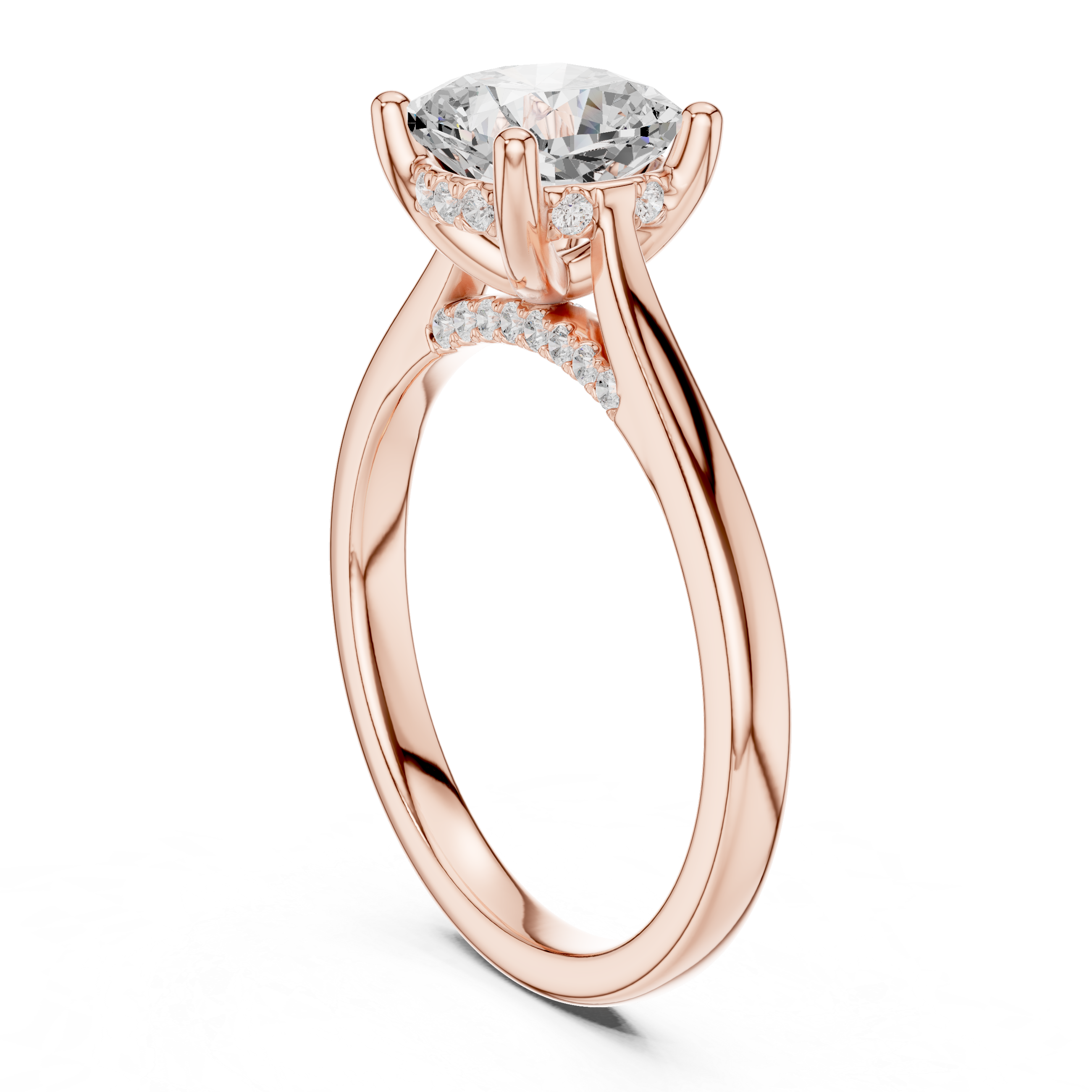 Seaside Pearl Lab Grown Diamond Ring